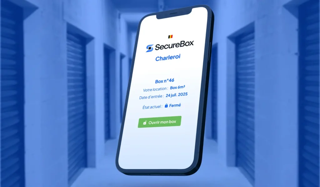 Application sécurisée pour l'ouverture de votre box Securebox